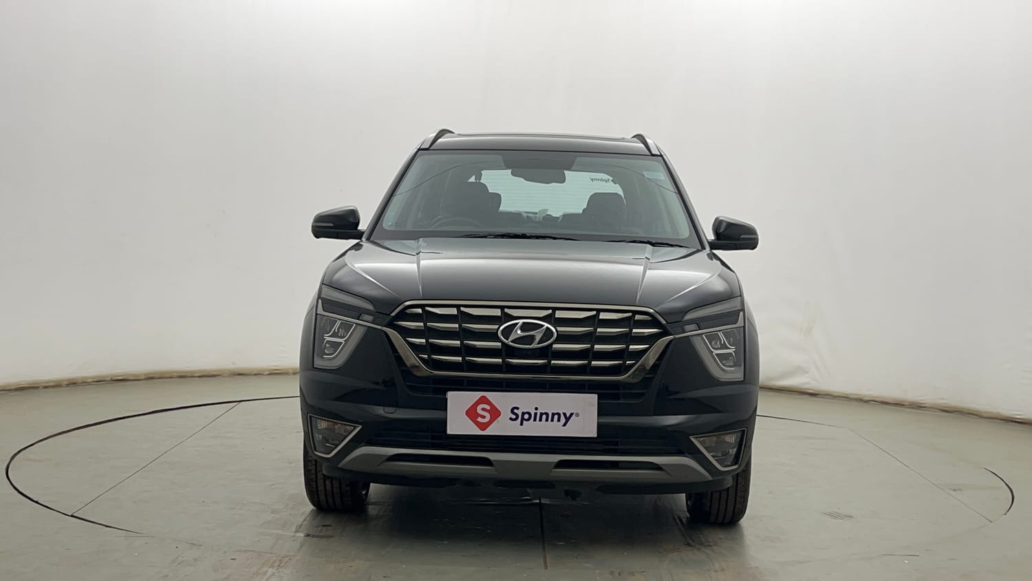 Used 2023 Hyundai Alcazar Platinum 7 STR 1.5 Turbo Petrol Petrol Manual exterior FRONT VIEW