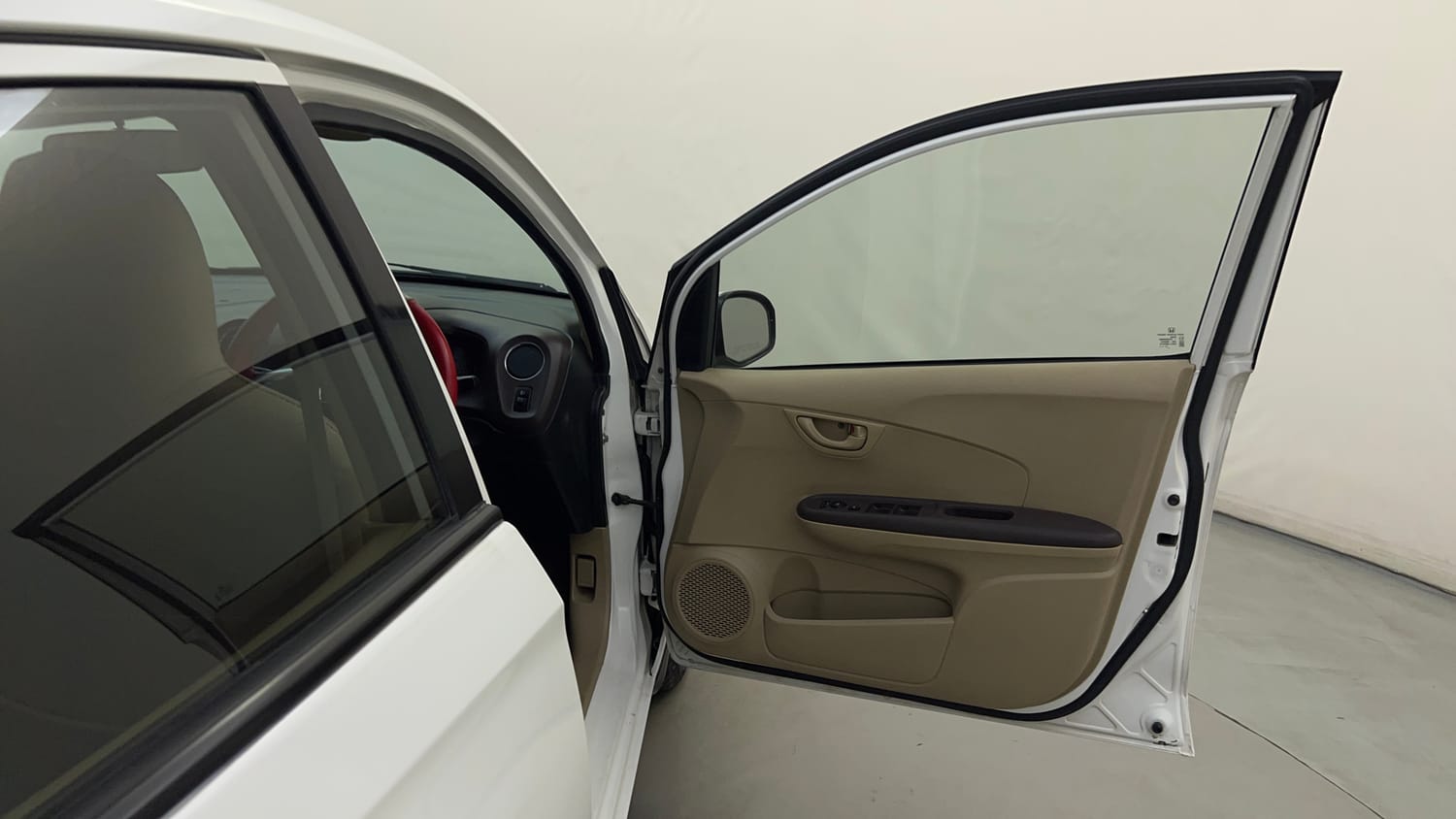 Used 2013 Honda Amaze 1.2 S AT i-VTEC Petrol Automatic interior RIGHT FRONT DOOR OPEN VIEW