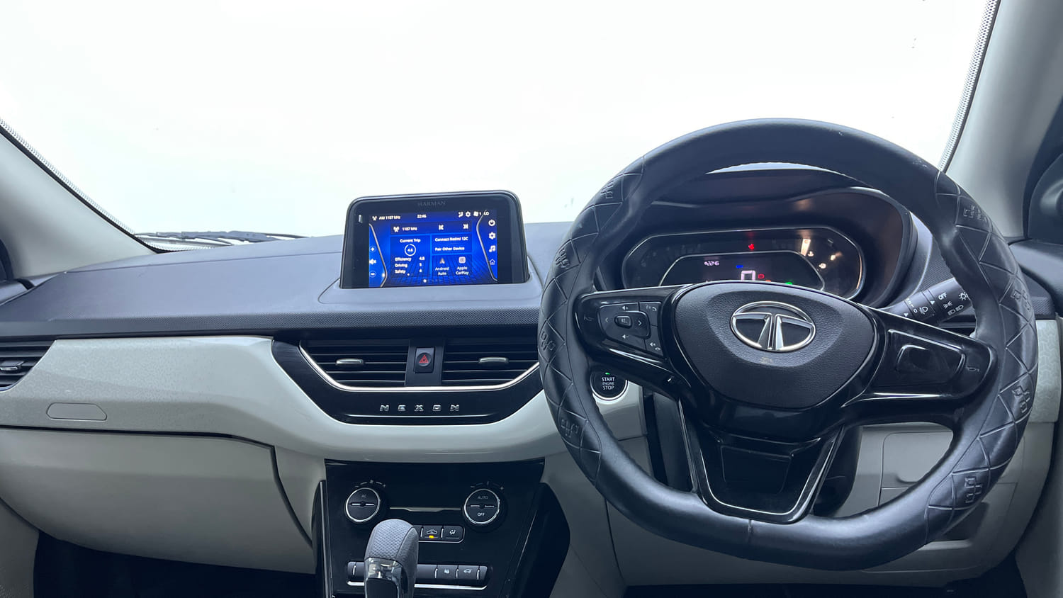 Used 2023 Tata Nexon XZA Plus Petrol Automatic interior DASHBOARD VIEW