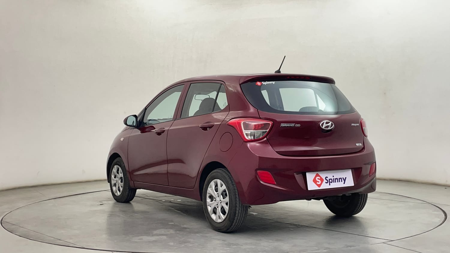 Used 2014 Hyundai Grand i10 Magna 1.2 Kappa VTVT Petrol Manual exterior LEFT REAR CORNER VIEW