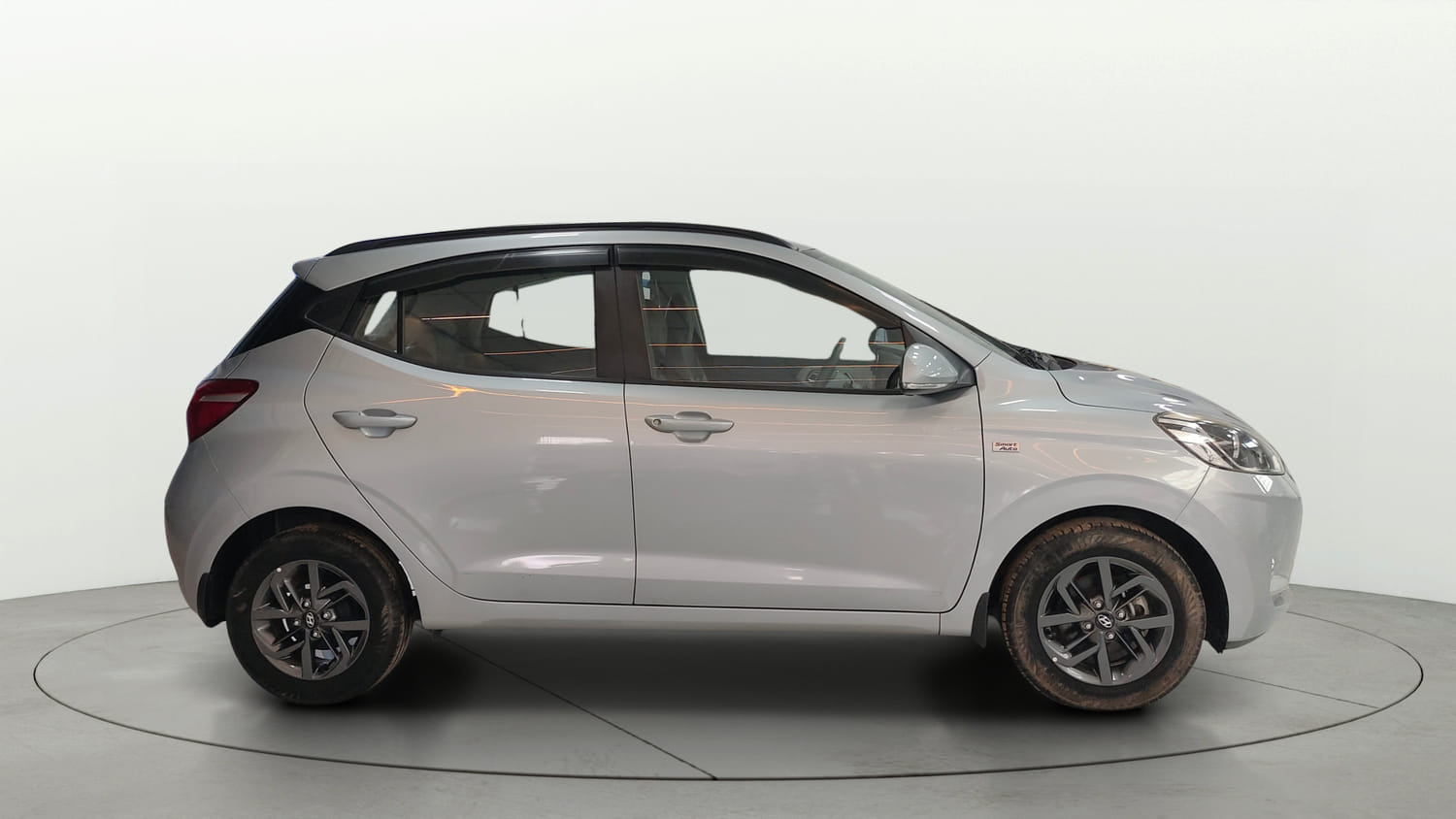 Used 2021 Hyundai Grand i10 Nios Sportz AMT 1.2 Kappa VTVT Petrol Automatic exterior RIGHT SIDE VIEW