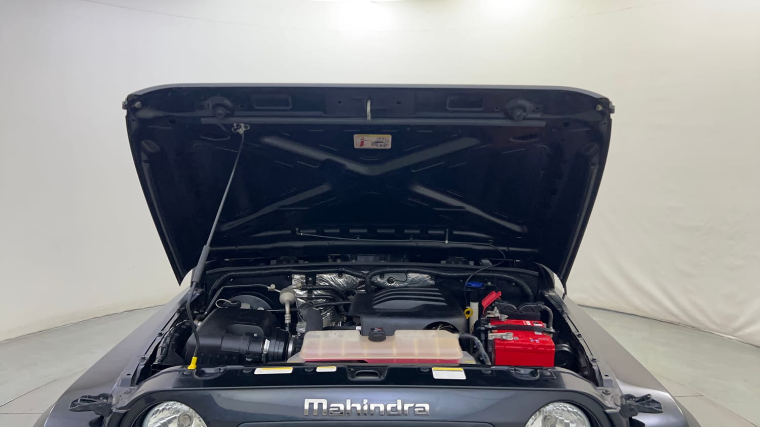 Used 2021 mahindra Thar LX Hard Top Petrol AT 4WD Petrol Automatic engine ENGINE & BONNET OPEN FRONT VIEW