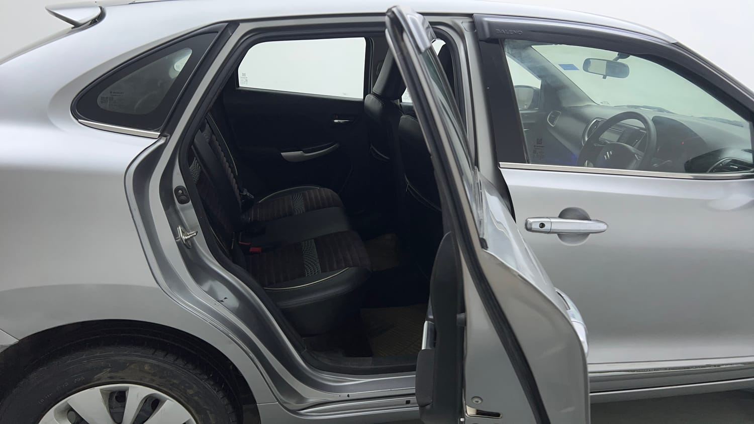 Used 2018 Maruti Suzuki Baleno Delta 1.2 Petrol Manual interior RIGHT SIDE REAR DOOR CABIN VIEW