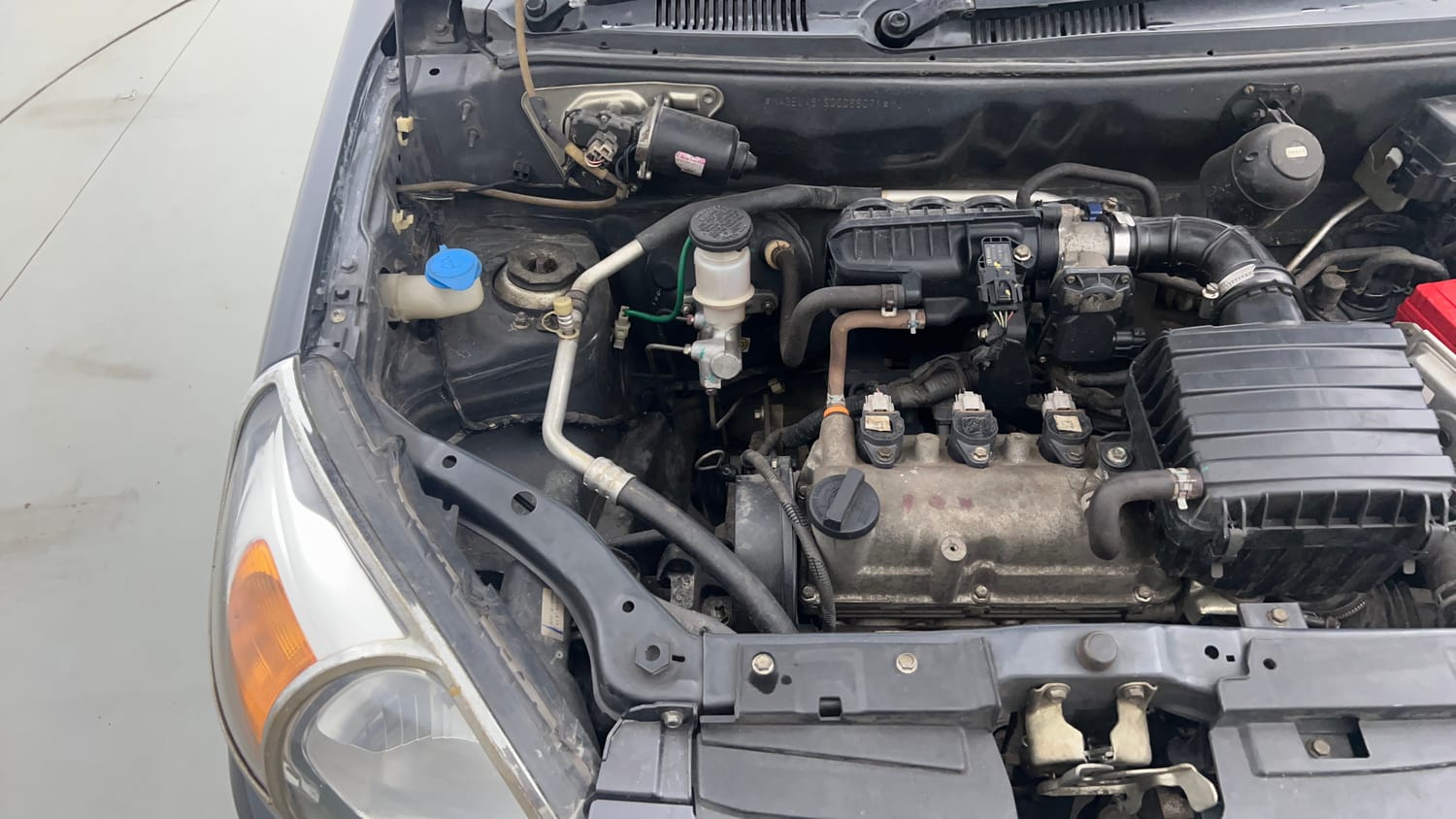 Used 2019 Maruti Suzuki Alto 800 VXi (O) Petrol Manual engine ENGINE RIGHT SIDE VIEW