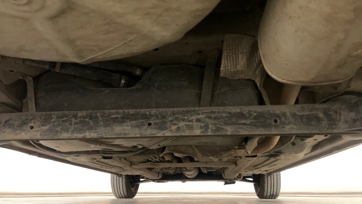 Used 2012 Ford Figo Duratec Petrol ZXI 1.2 Petrol Manual extra REAR UNDERBODY VIEW (TAKEN FROM REAR)