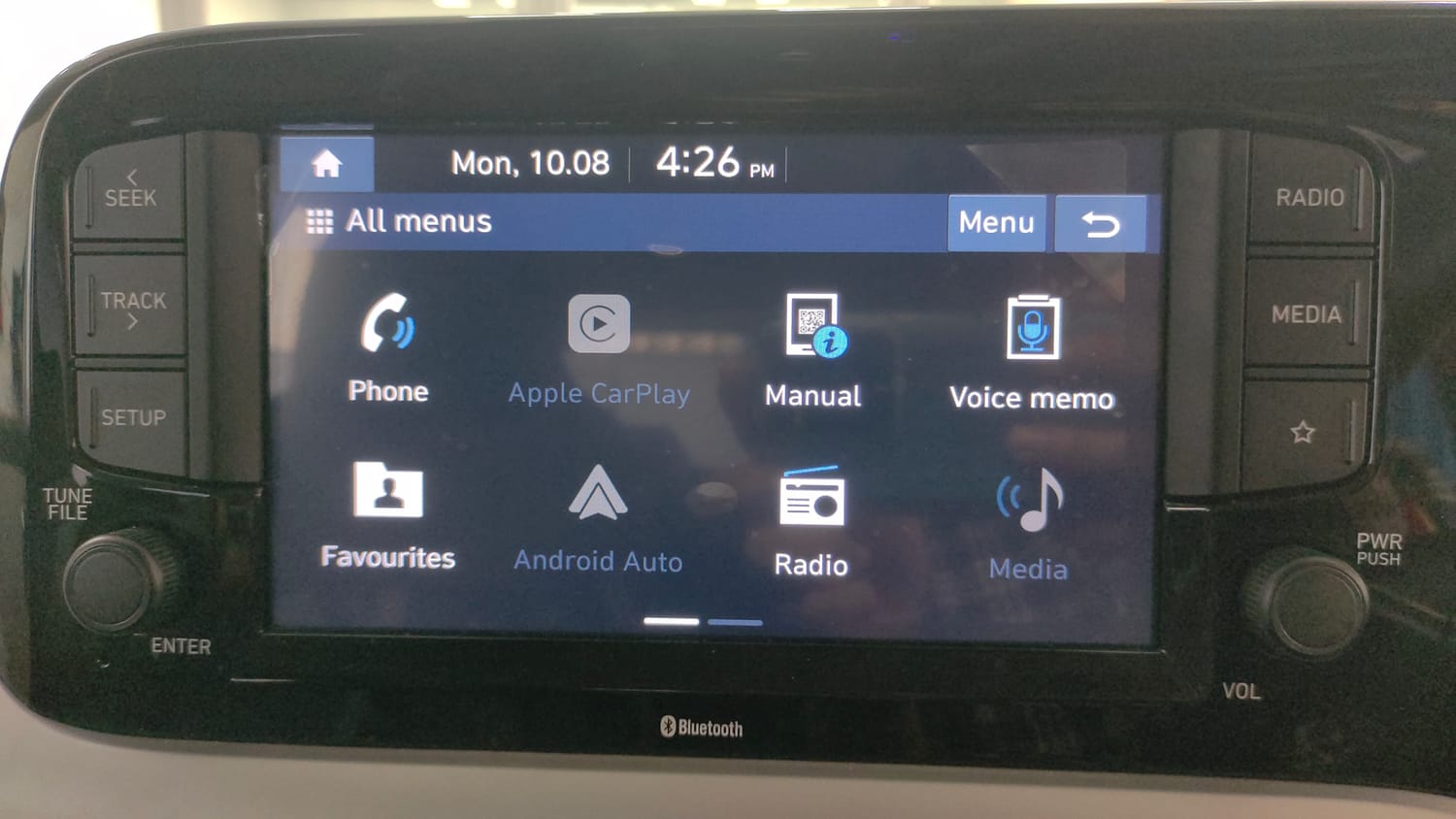 Used 2021 Hyundai Grand i10 Nios Sportz AMT 1.2 Kappa VTVT Petrol Automatic top_features Touch screen infotainment system