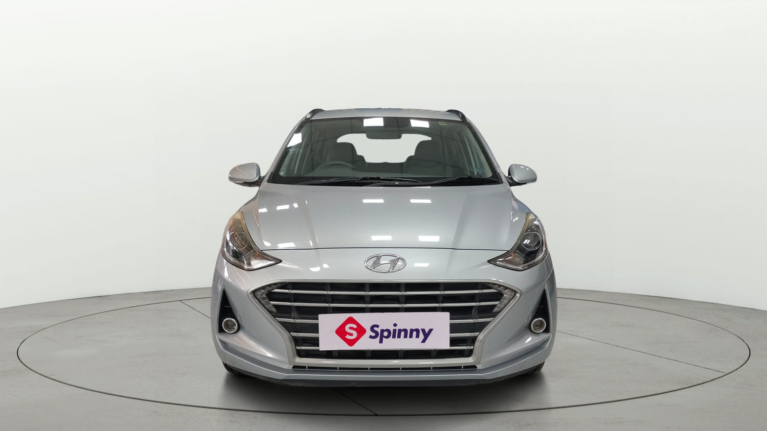 Used 2021 Hyundai Grand i10 Nios Sportz AMT 1.2 Kappa VTVT Petrol Automatic exterior FRONT VIEW