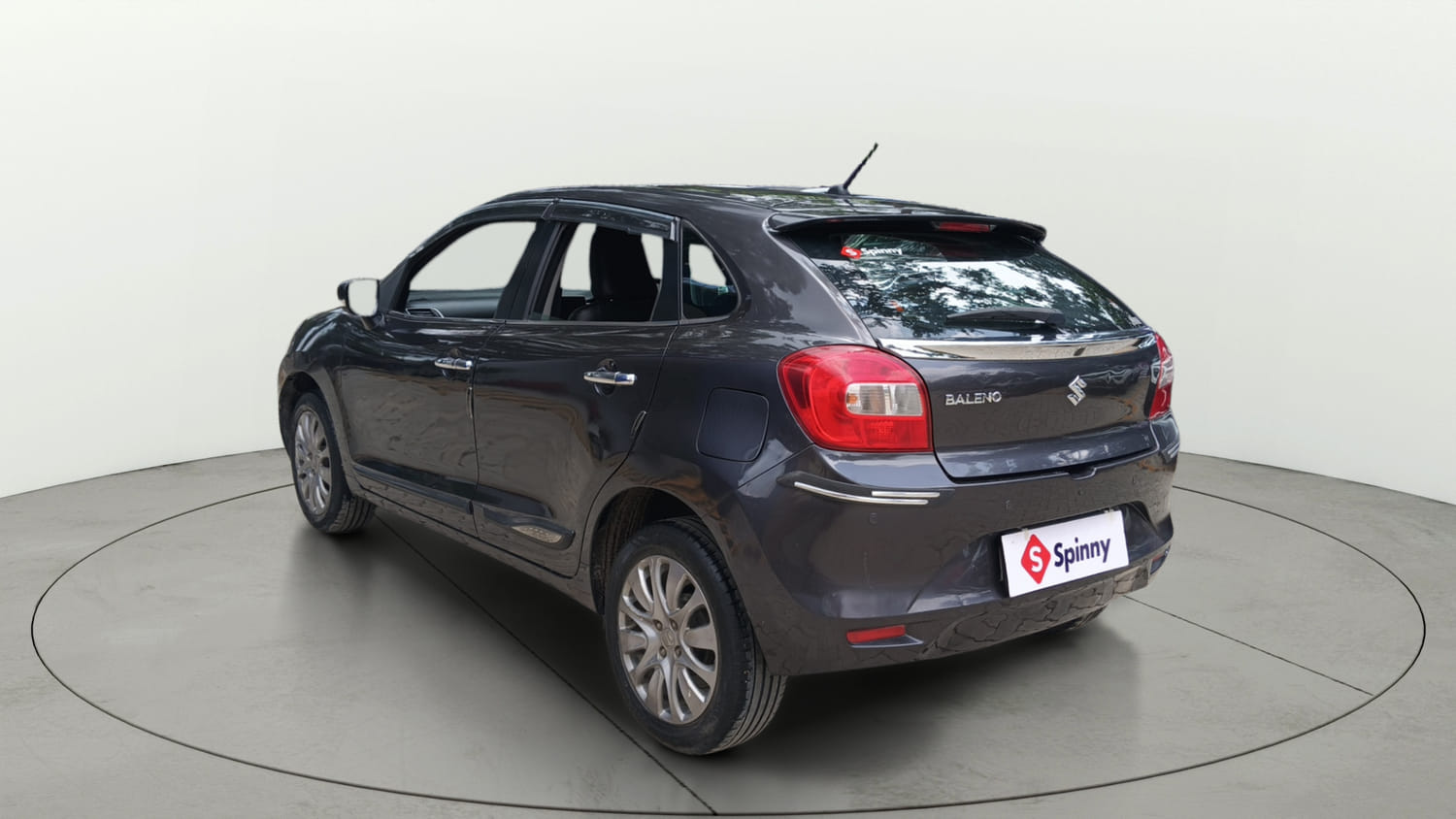 Used 2018 Maruti Suzuki Baleno Zeta 1.2 Petrol Manual exterior LEFT REAR CORNER VIEW