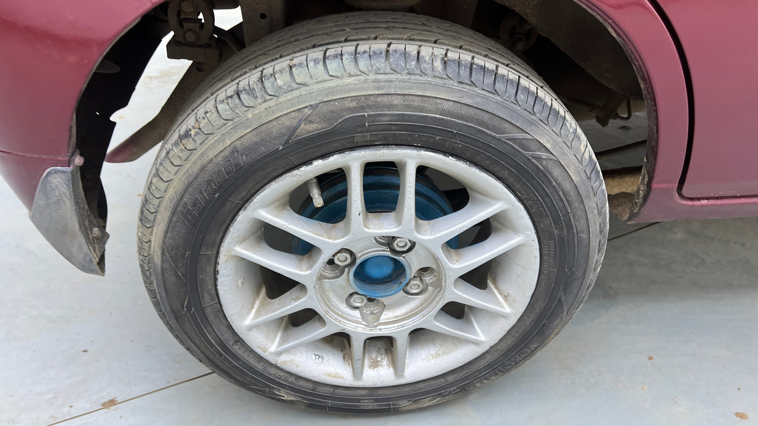 Used 2012 Maruti Suzuki Alto K10 VXi Petrol Manual tyres RIGHT REAR TYRE RIM VIEW