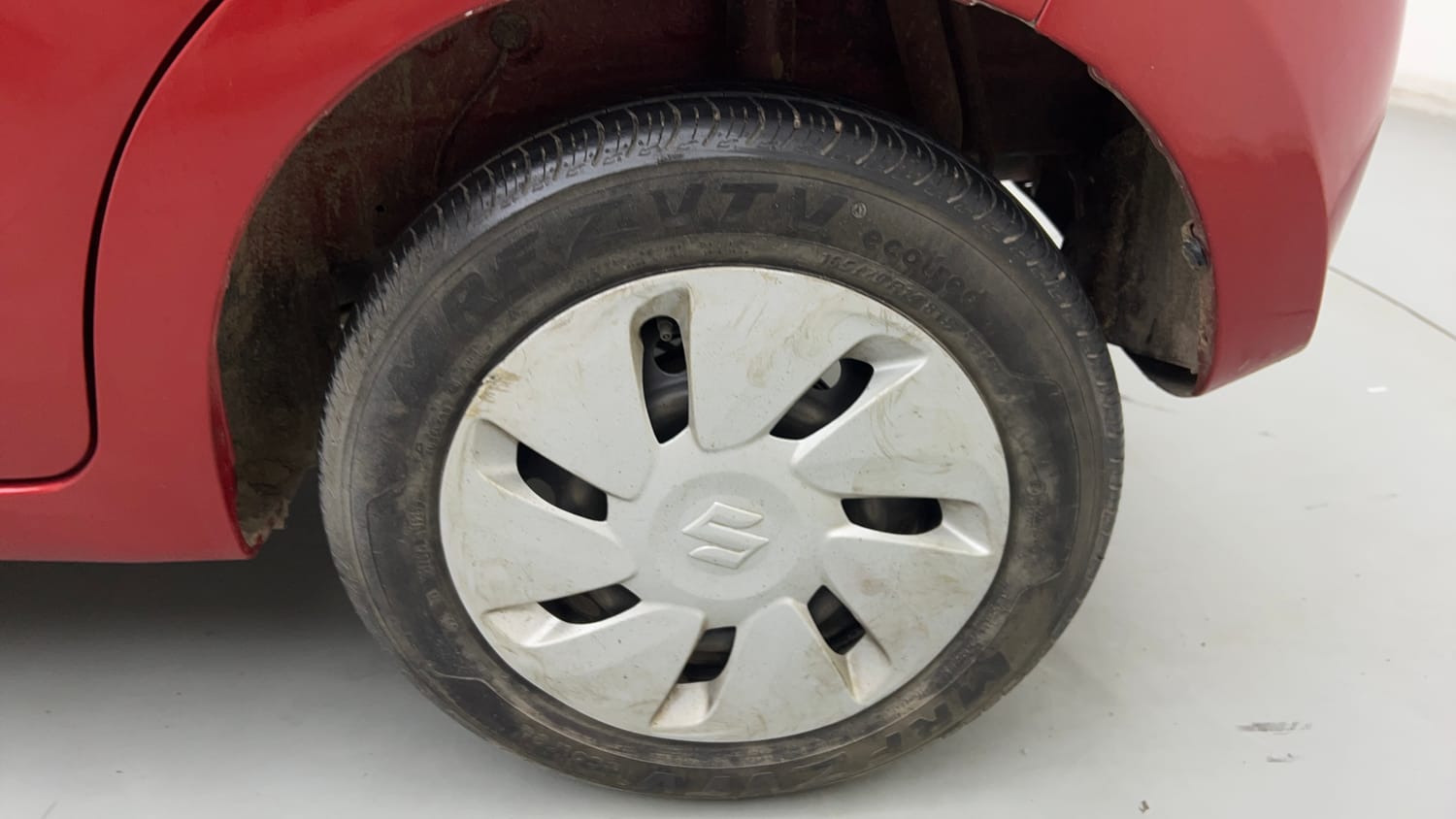 Used 2019 Maruti Suzuki Celerio VXi AMT Petrol Automatic tyres LEFT REAR TYRE RIM VIEW