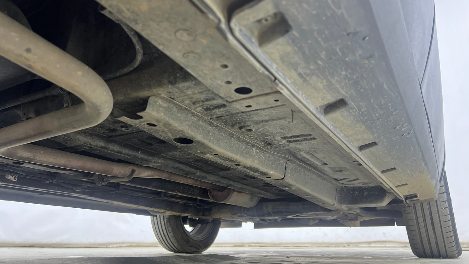 Used 2022 Tata Punch Creative AMT Petrol Automatic extra REAR RIGHT UNDERBODY VIEW