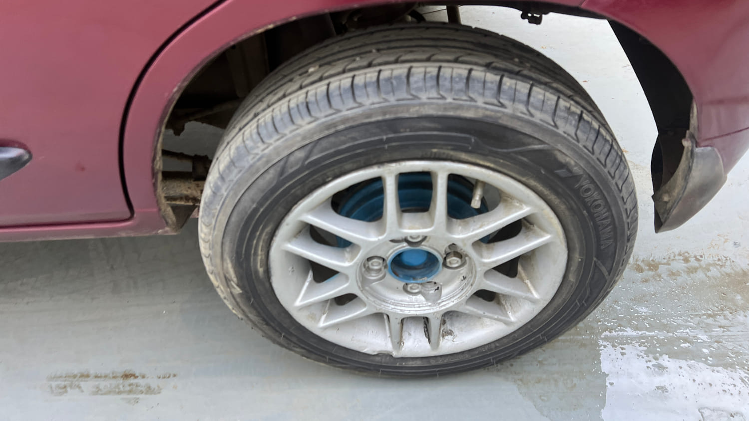 Used 2012 Maruti Suzuki Alto K10 VXi Petrol Manual tyres LEFT REAR TYRE RIM VIEW
