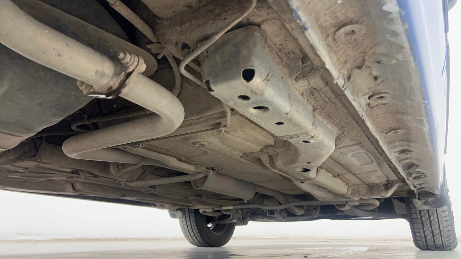 Used 2024 Tata Tiago XZA Plus iCNG Cng Automatic extra REAR RIGHT UNDERBODY VIEW