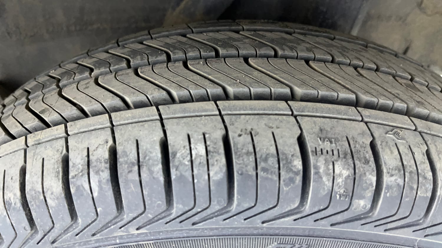 Used 2019 Honda Amaze 1.2 S MT Petrol Petrol Manual tyres LEFT REAR TYRE TREAD VIEW