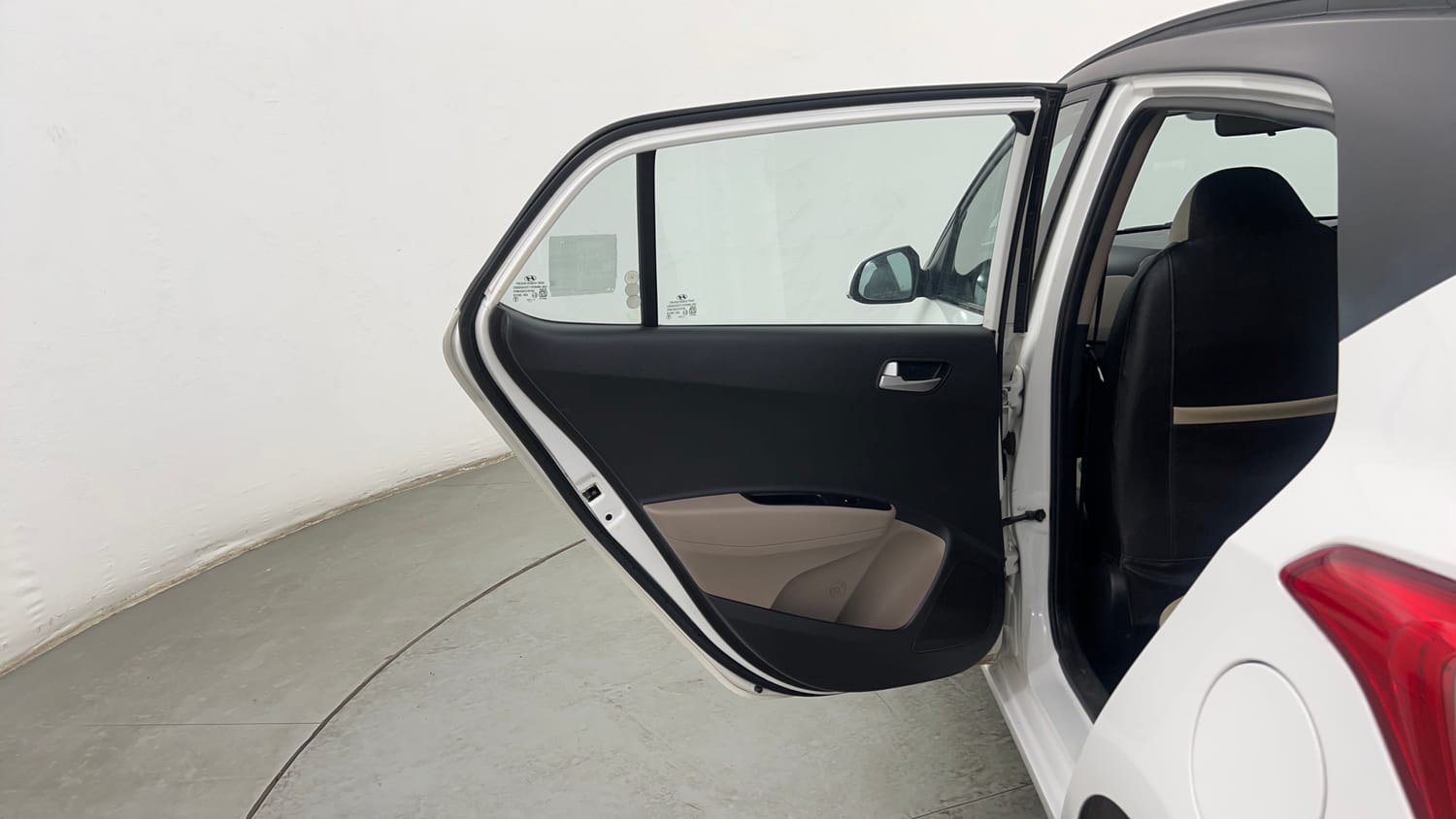 Used 2016 Hyundai Grand i10 Asta AT 1.2 Kappa VTVT (O) Petrol Automatic interior LEFT REAR DOOR OPEN VIEW