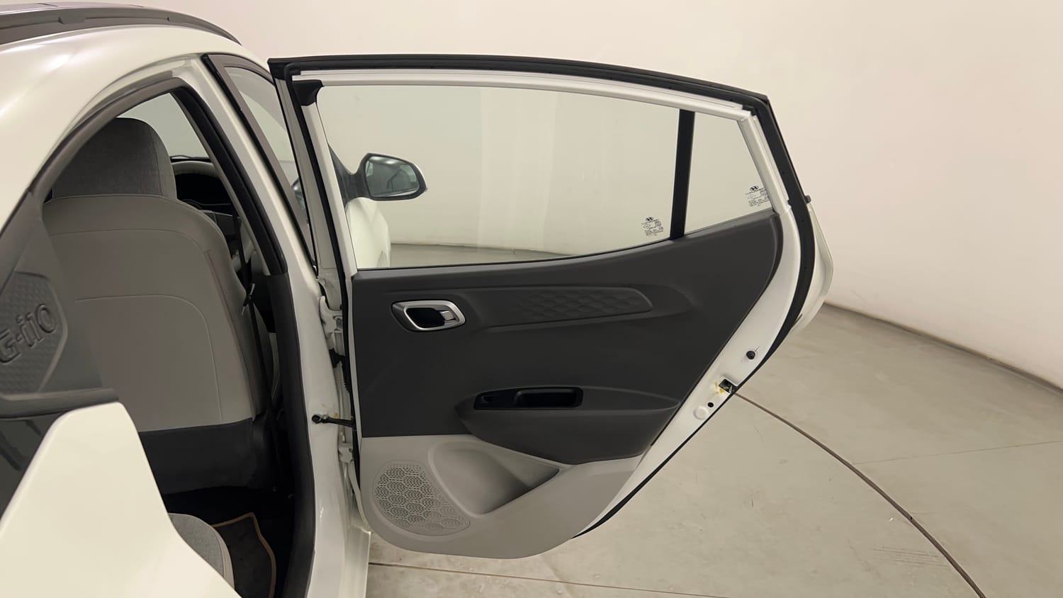 Used 2020 Hyundai Grand i10 Nios Sportz 1.2 Kappa VTVT Petrol Manual interior RIGHT REAR DOOR OPEN VIEW