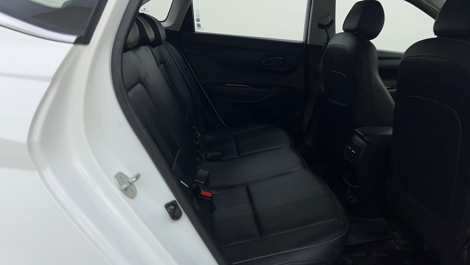Used 2023 Hyundai New i20 Asta (O) 1.0 Turbo DCT Petrol Automatic interior RIGHT SIDE REAR DOOR CABIN VIEW