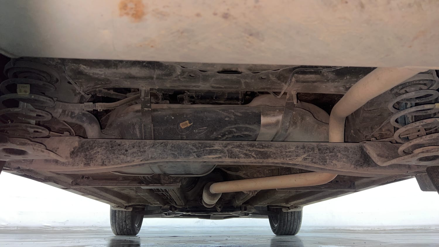Used 2022 Kia Seltos X Line 1.4 DCT Petrol Automatic extra REAR UNDERBODY VIEW (TAKEN FROM REAR)