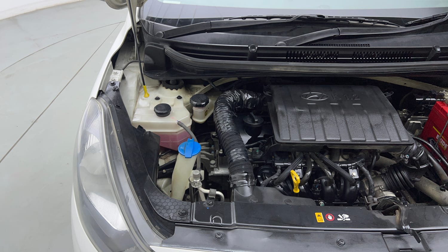 Used 2021 Hyundai Aura S 1.2 CNG Cng Manual engine ENGINE RIGHT SIDE VIEW