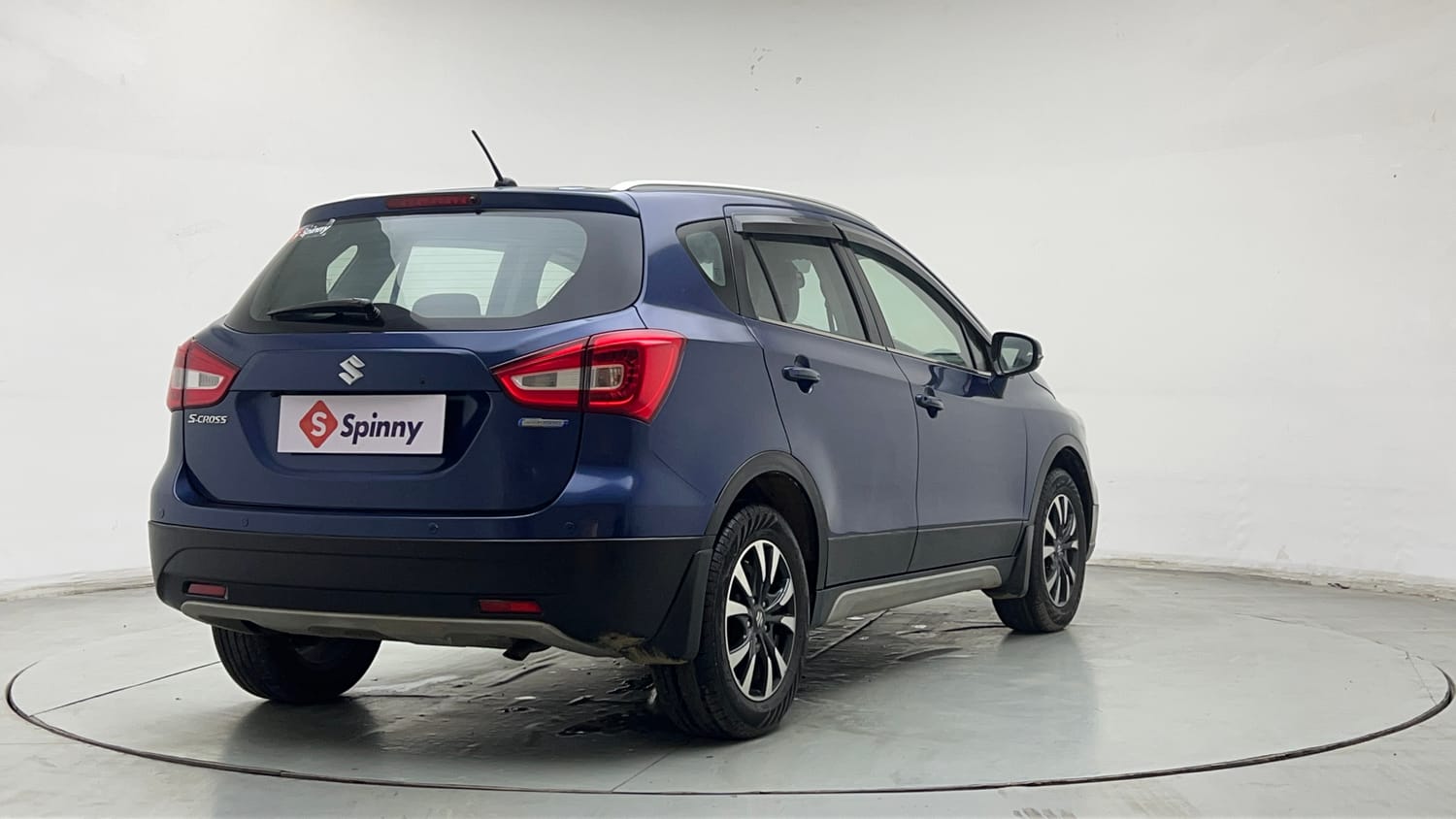 Used 2021 Maruti Suzuki S-Cross Alpha AT Petrol Automatic exterior RIGHT REAR CORNER VIEW