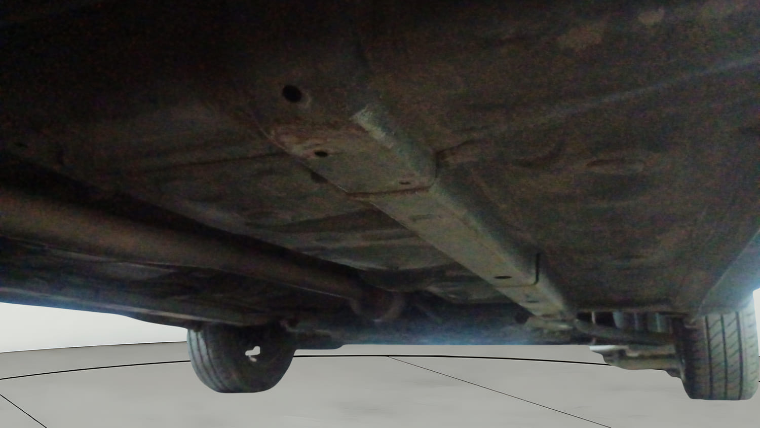 Used 2021 Hyundai Grand i10 Nios Sportz 1.2 Kappa VTVT Petrol Manual extra REAR RIGHT UNDERBODY VIEW