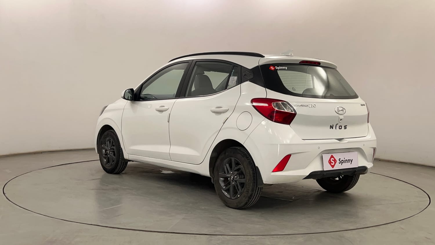 Used 2020 Hyundai Grand i10 Nios Sportz 1.2 Kappa VTVT Petrol Manual exterior LEFT REAR CORNER VIEW