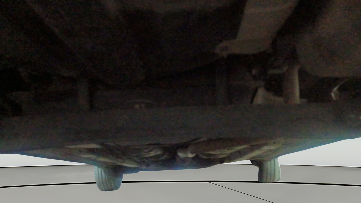 Used 2021 Hyundai Grand i10 Nios Sportz 1.2 Kappa VTVT Petrol Manual extra REAR UNDERBODY VIEW (TAKEN FROM REAR)