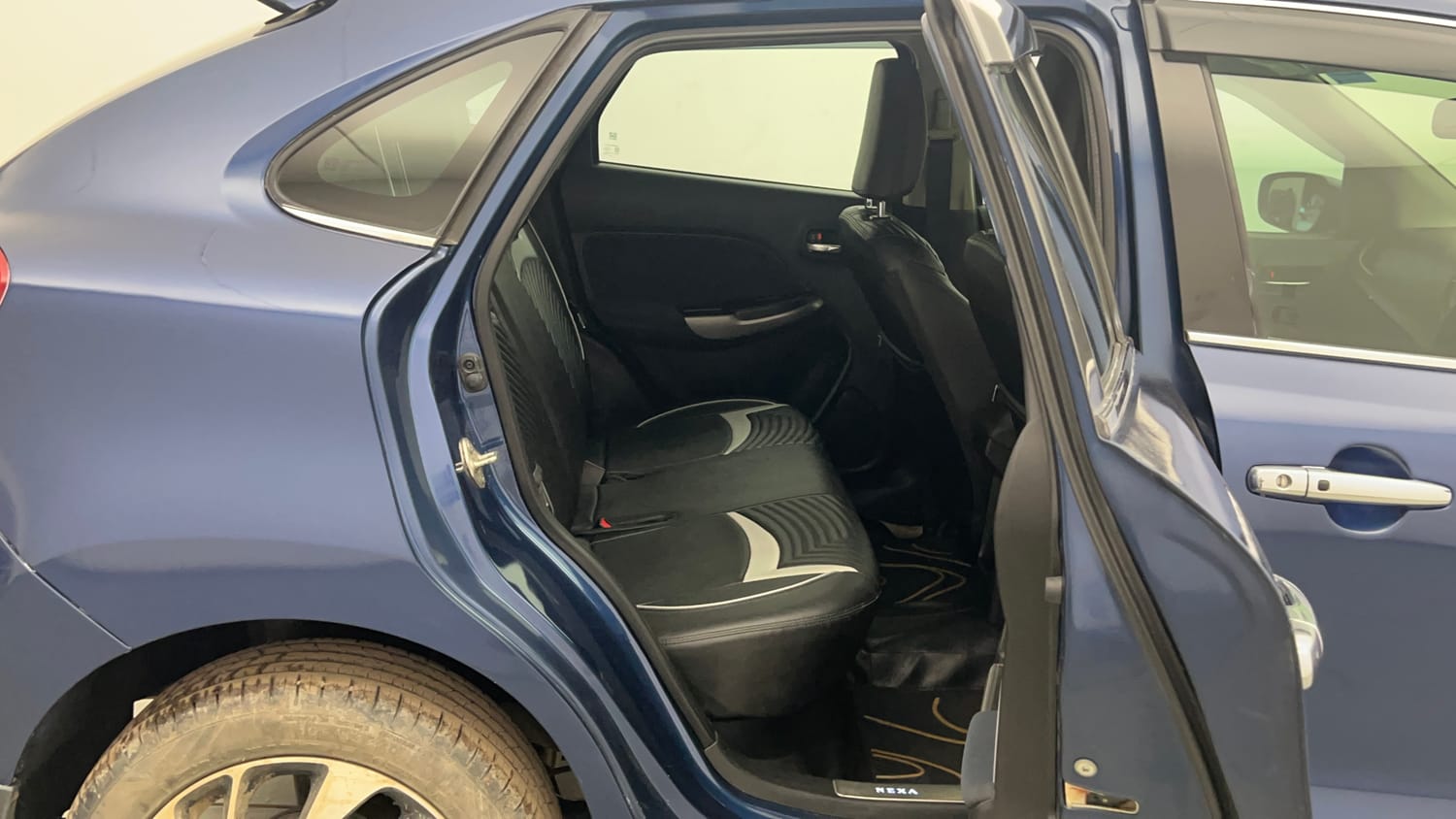 Used 2021 Maruti Suzuki Baleno Alpha Petrol Manual interior RIGHT SIDE REAR DOOR CABIN VIEW