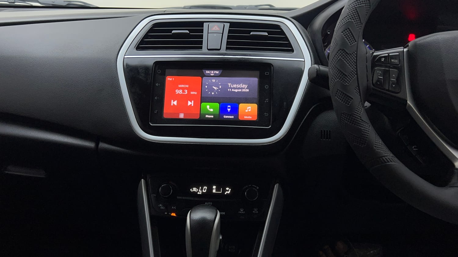 Used 2021 Maruti Suzuki S-Cross Alpha AT Petrol Automatic interior MUSIC SYSTEM & AC CONTROL VIEW