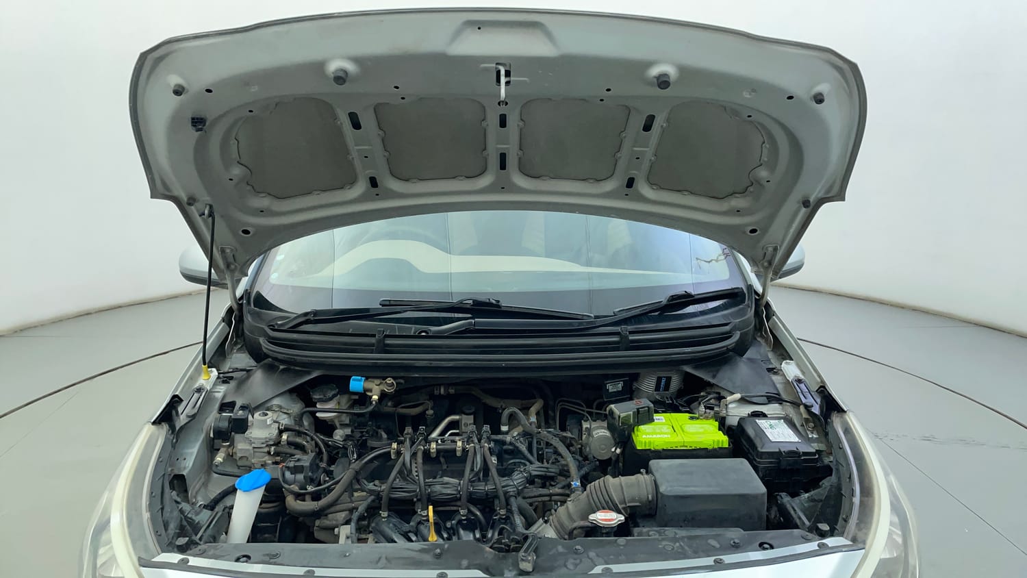 Used 2019 Hyundai Elite i20 Magna Plus 1.2 + CNG (Outside Fitted) Cng Manual engine ENGINE & BONNET OPEN FRONT VIEW
