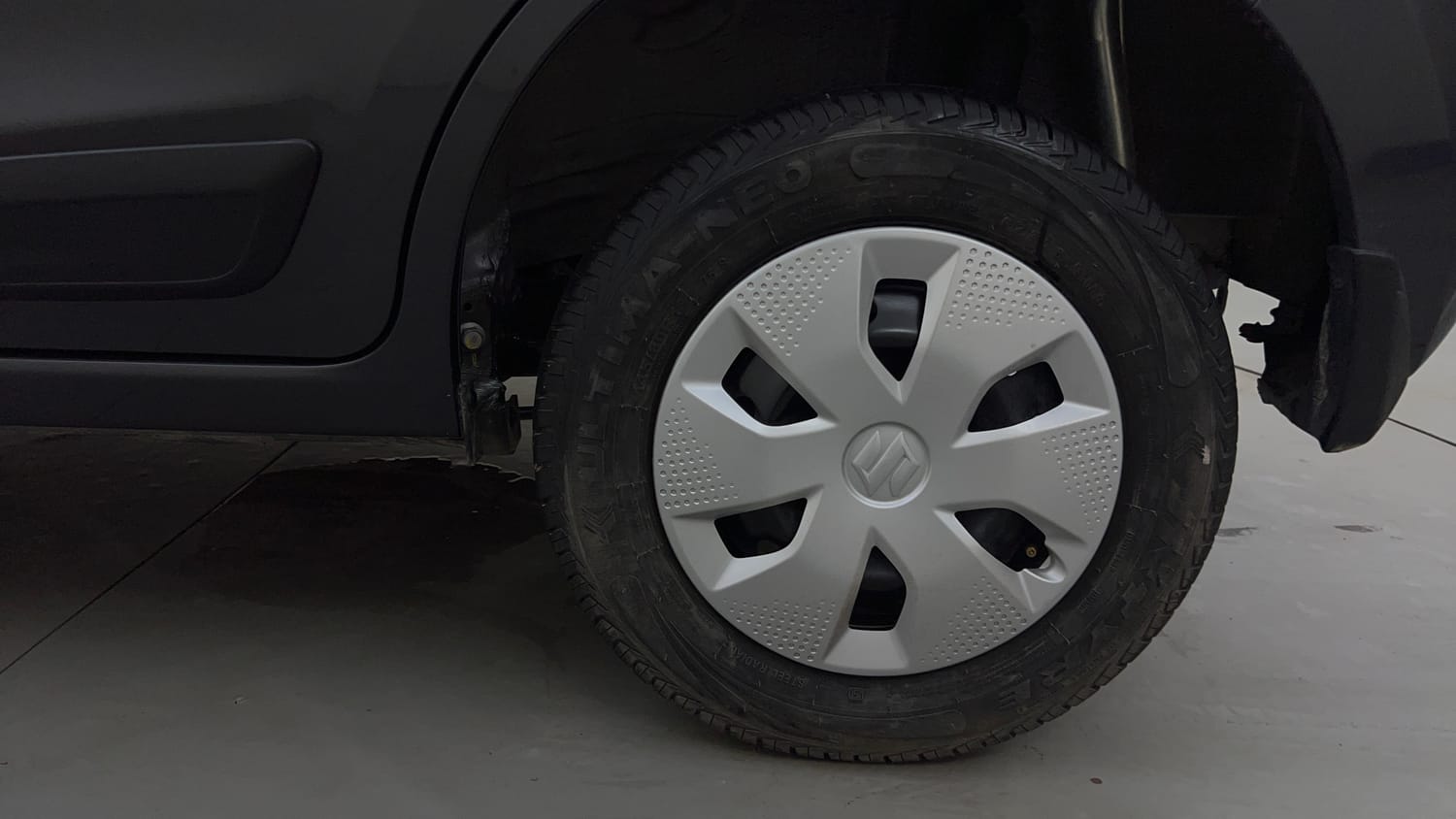 Used 2025 Maruti Suzuki Alto K10 VXi Plus (O) Petrol Manual tyres LEFT REAR TYRE RIM VIEW