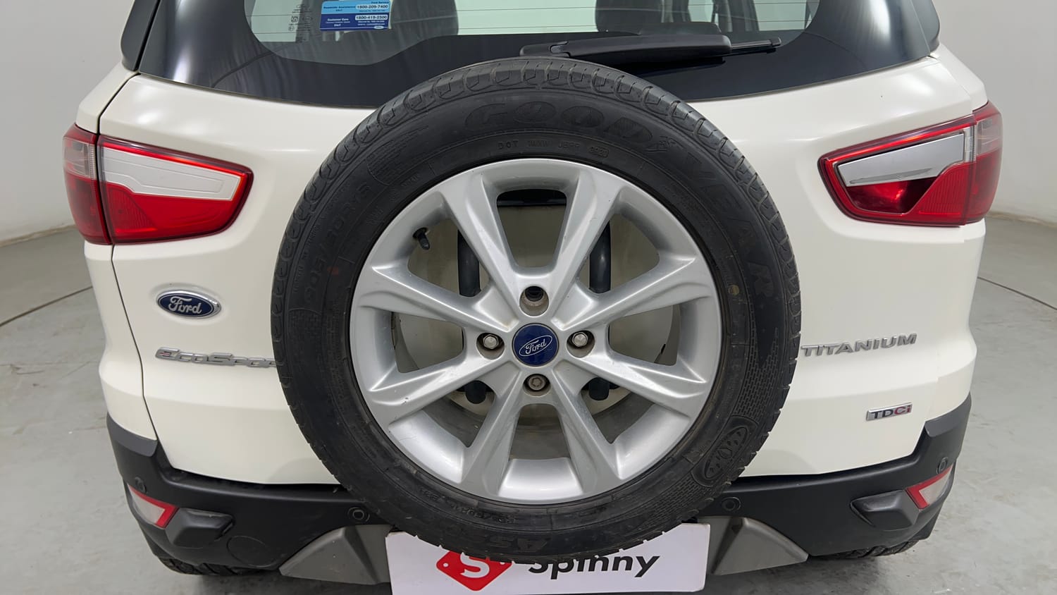 Used 2020 Ford EcoSport Titanium 1.5L TDCi Diesel Manual tyres SPARE TYRE VIEW