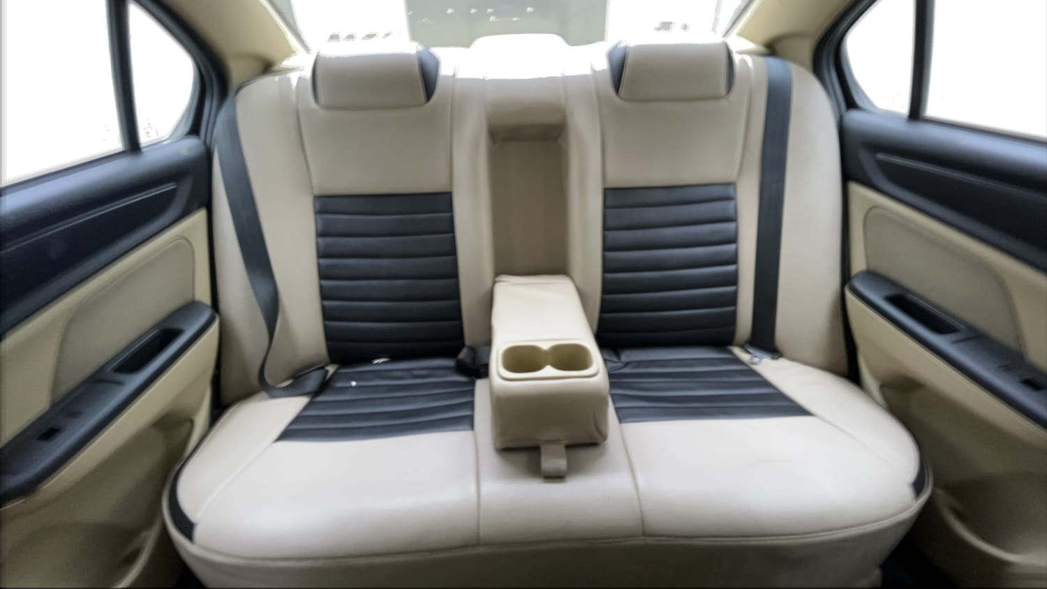 Used 2019 Honda Amaze 1.2 S MT Petrol Petrol Manual interior REAR SEAT CONDITION VIEW
