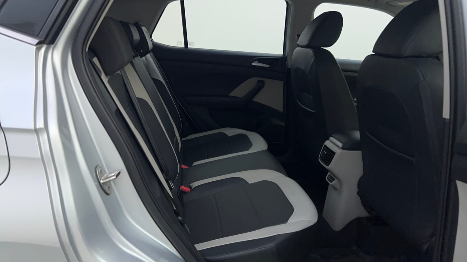 Used 2023 Volkswagen Taigun Topline 1.0 TSI AT Petrol Automatic interior RIGHT SIDE REAR DOOR CABIN VIEW