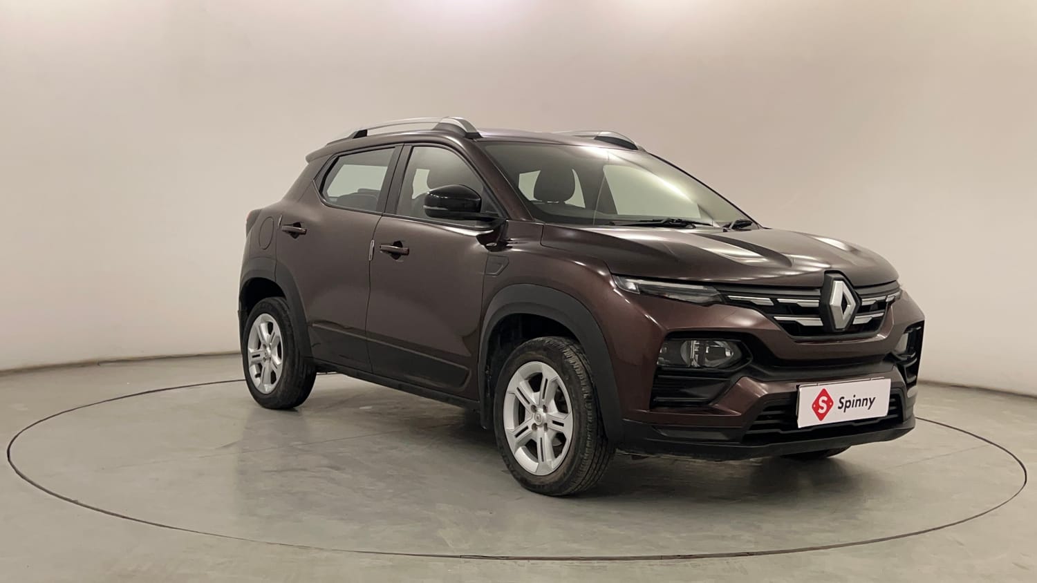 Used 2021 Renault Kiger RXT Turbo CVT Petrol Automatic exterior RIGHT FRONT CORNER VIEW