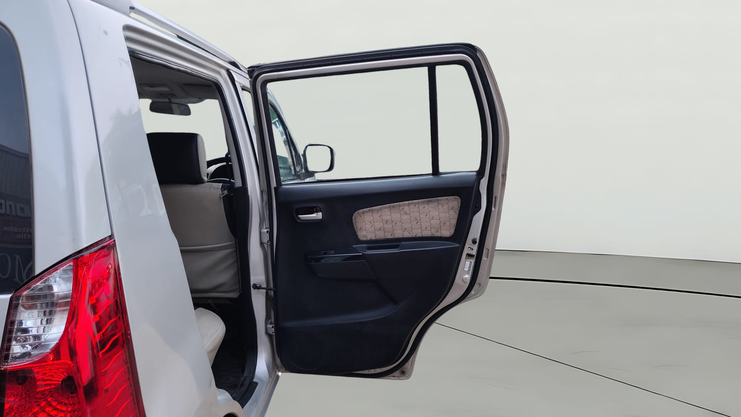 Used 2017 Maruti Suzuki Wagon R VXI Petrol Manual interior RIGHT REAR DOOR OPEN VIEW