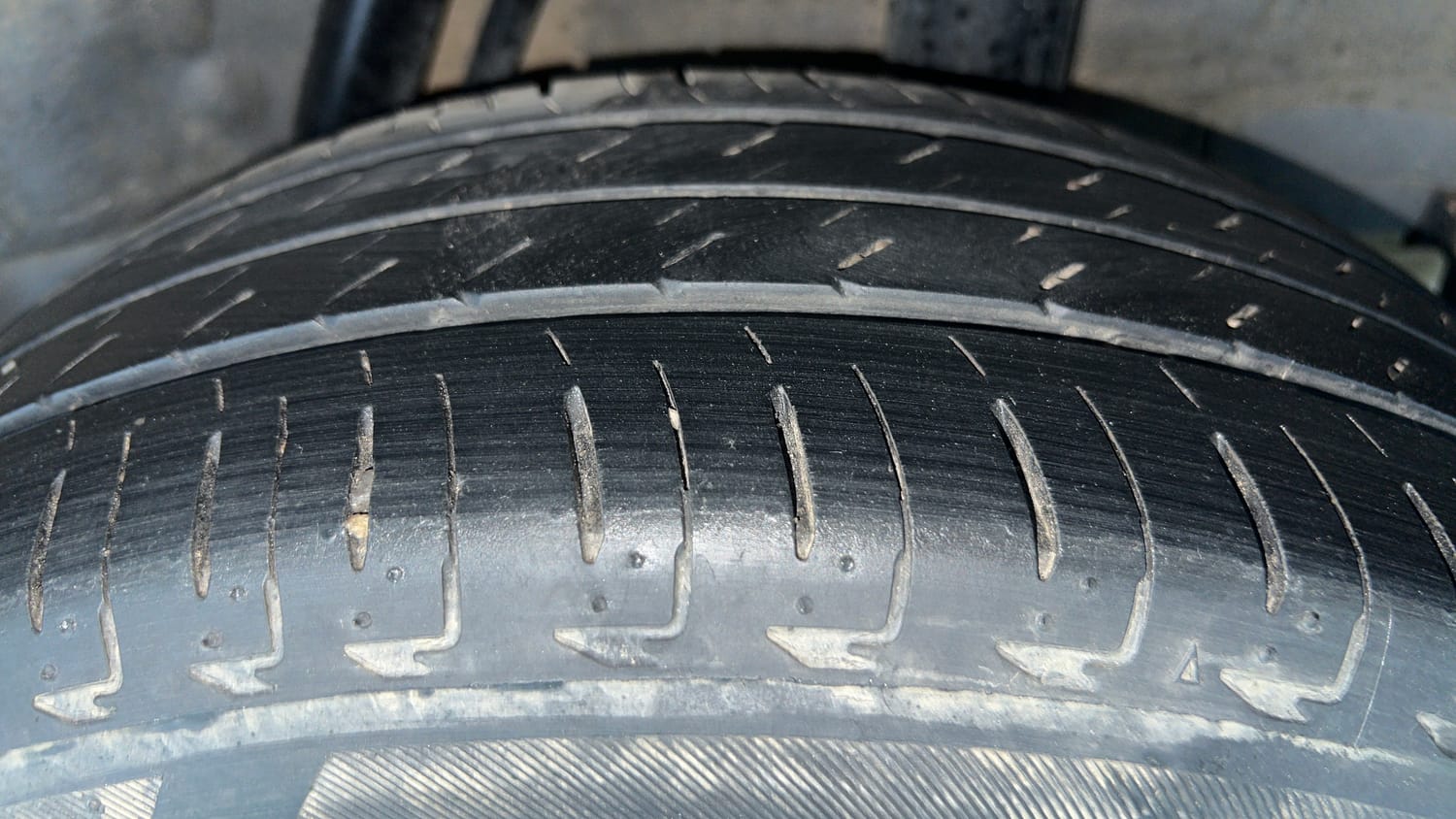 Used 2021 Honda City VX CVT Petrol Petrol Automatic tyres LEFT REAR TYRE TREAD VIEW