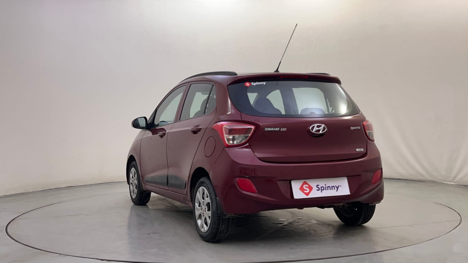 Used 2016 Hyundai Grand i10 Sportz 1.2 Kappa VTVT Petrol Manual exterior LEFT REAR CORNER VIEW