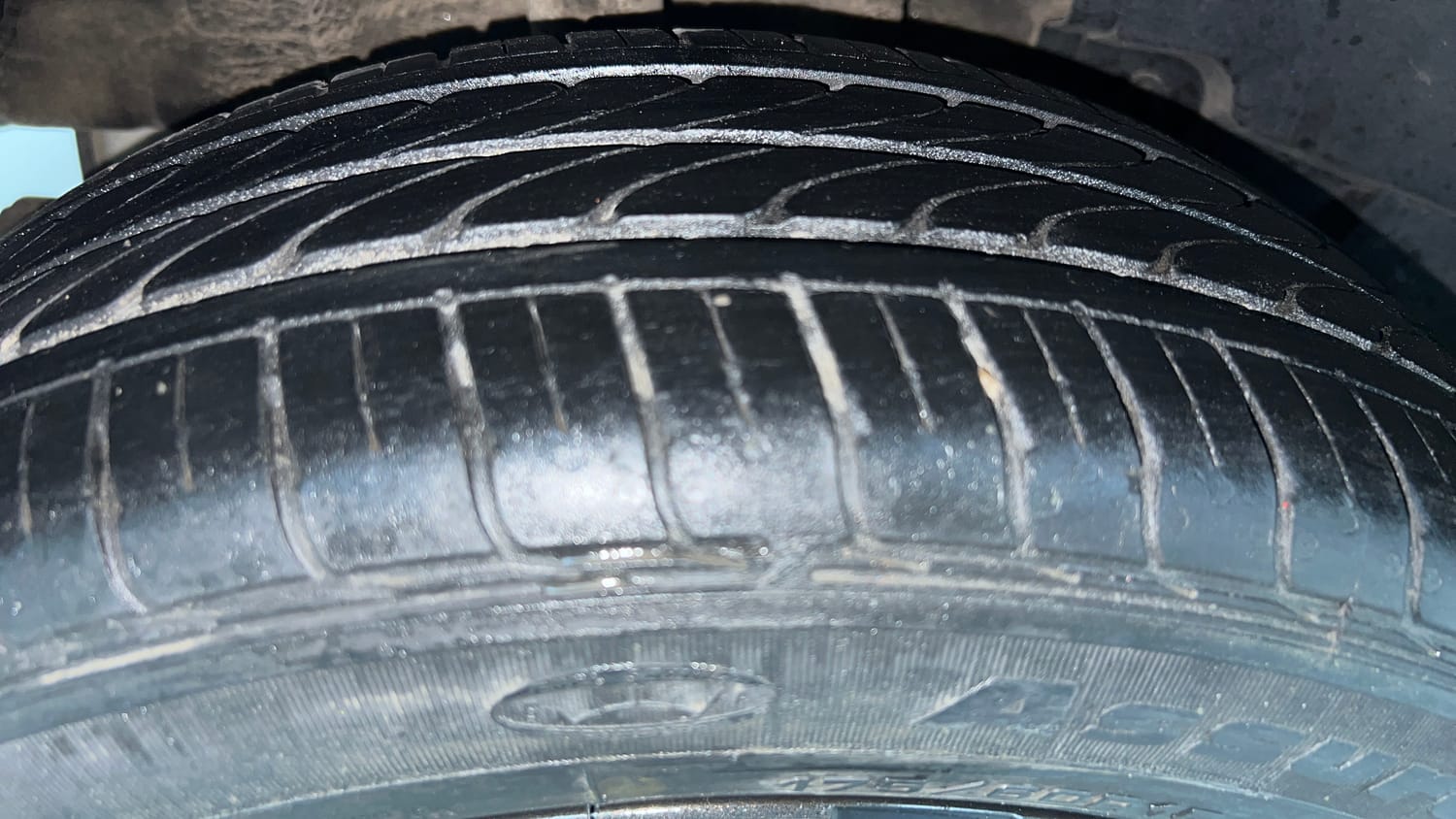 Used 2021 Tata Tigor XZ Plus Petrol Manual tyres RIGHT REAR TYRE TREAD VIEW