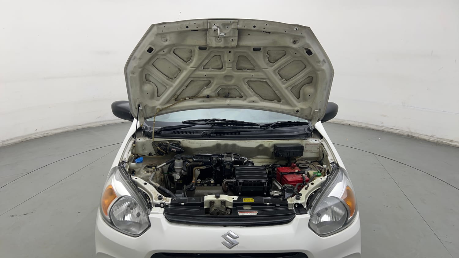 Used 2018 Maruti Suzuki Alto 800 VXi Petrol Manual engine ENGINE & BONNET OPEN FRONT VIEW