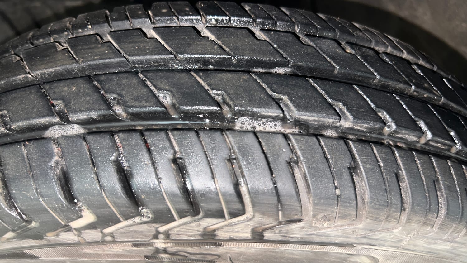 Used 2025 Maruti Suzuki Alto K10 VXi Plus (O) Petrol Manual tyres LEFT FRONT TYRE TREAD VIEW