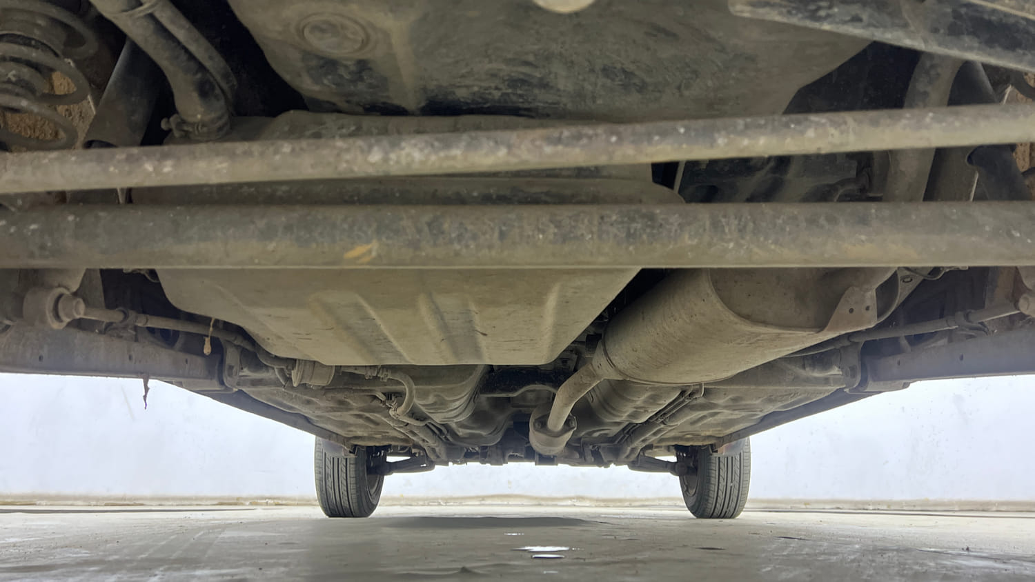Used 2012 Maruti Suzuki Alto K10 VXi Petrol Manual extra REAR UNDERBODY VIEW (TAKEN FROM REAR)