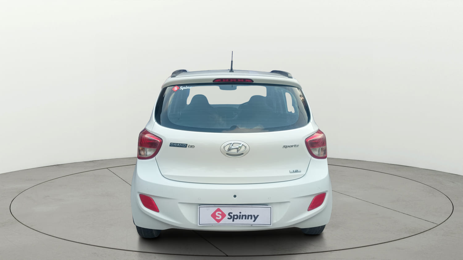 Used 2016 Hyundai Grand i10 Sportz 1.2 Kappa VTVT Petrol Manual exterior BACK VIEW