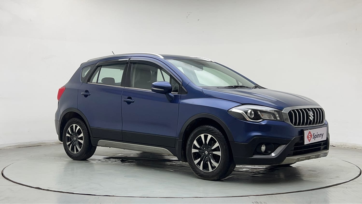 Used 2021 Maruti Suzuki S-Cross Alpha AT Petrol Automatic exterior RIGHT FRONT CORNER VIEW