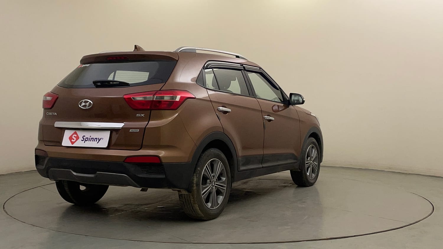 Used 2017 Hyundai Creta 1.6 SX Plus AT Petrol Petrol Automatic exterior RIGHT REAR CORNER VIEW
