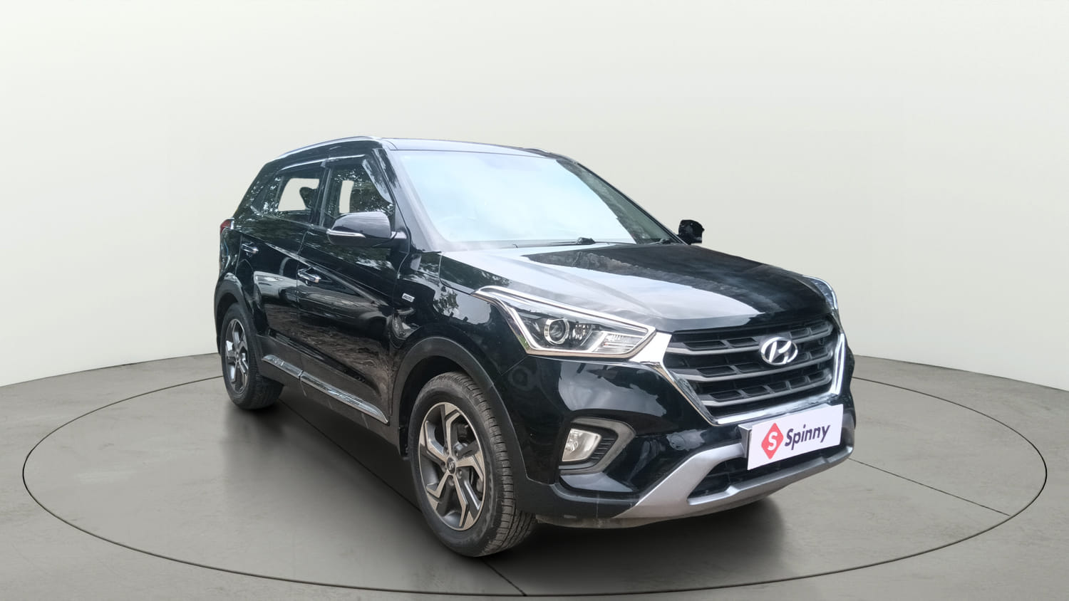 Used 2018 Hyundai Creta SX 1.6 AT Petrol Petrol Automatic exterior RIGHT FRONT CORNER VIEW