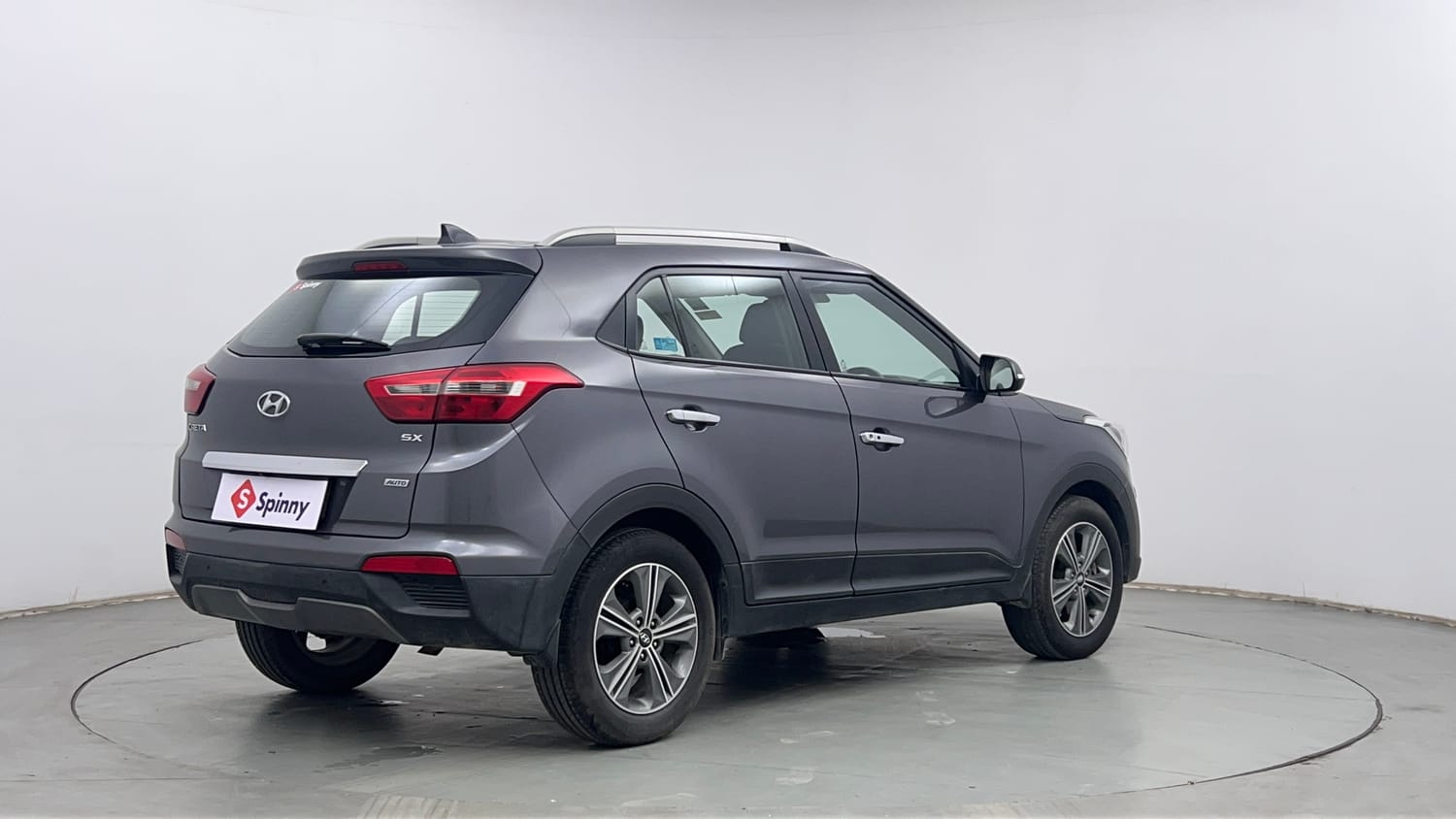Used 2018 Hyundai Creta SX Plus 1.6 AT Petrol Petrol Automatic exterior RIGHT REAR CORNER VIEW