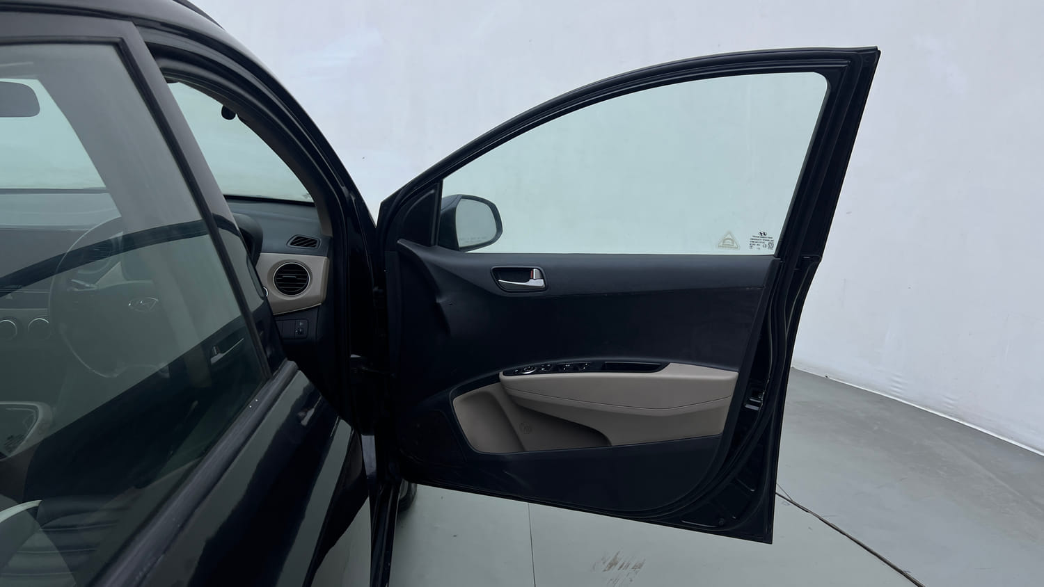 Used 2013 Hyundai Grand i10 Asta 1.2 Kappa VTVT Petrol Manual interior RIGHT FRONT DOOR OPEN VIEW
