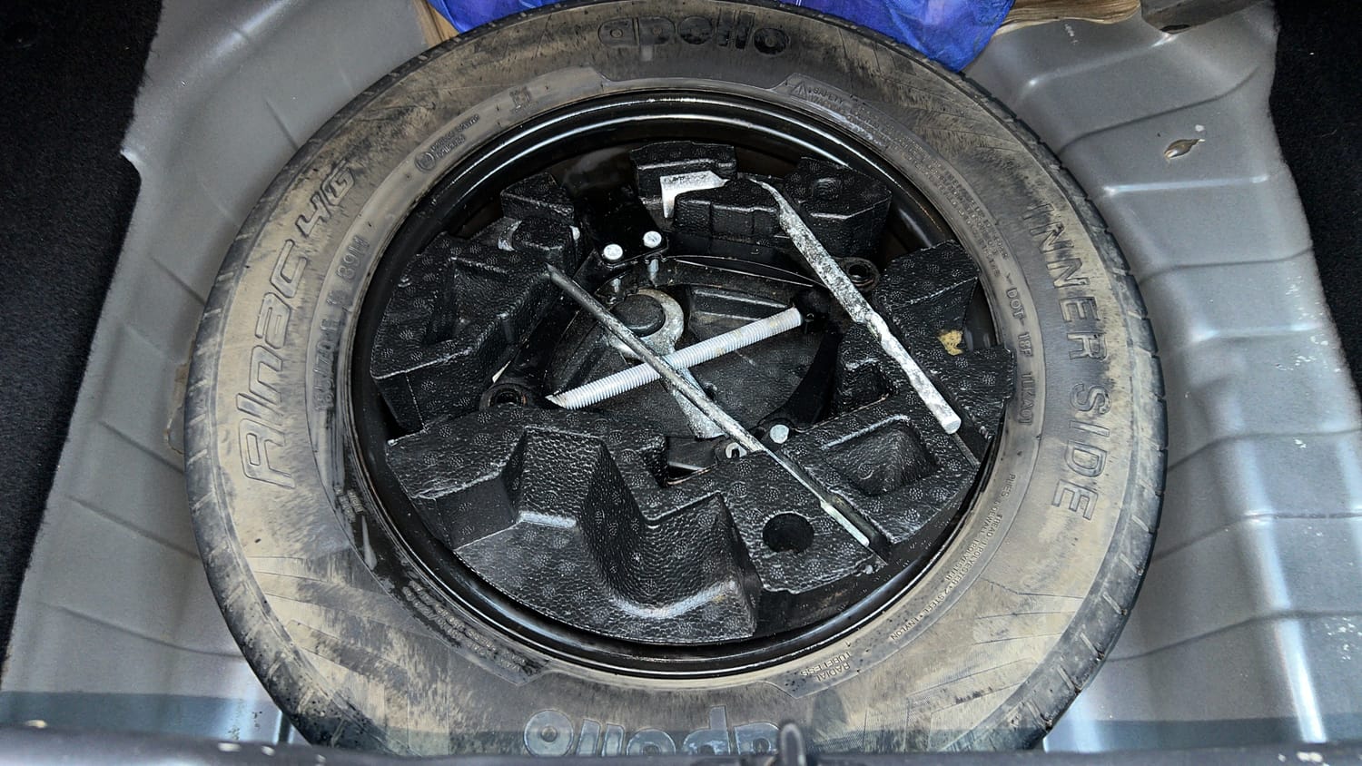 Used 2022 Tata Punch Adventure MT Petrol Manual tyres SPARE TYRE VIEW