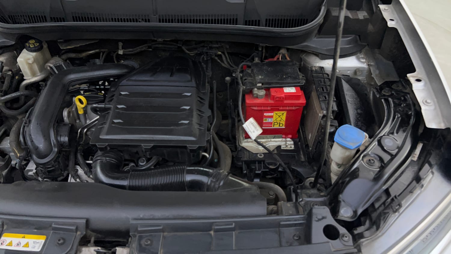 Used 2023 Volkswagen Taigun Topline 1.0 TSI AT Petrol Automatic engine ENGINE LEFT SIDE VIEW
